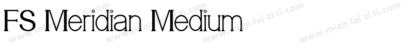 FS Meridian Medium字体转换